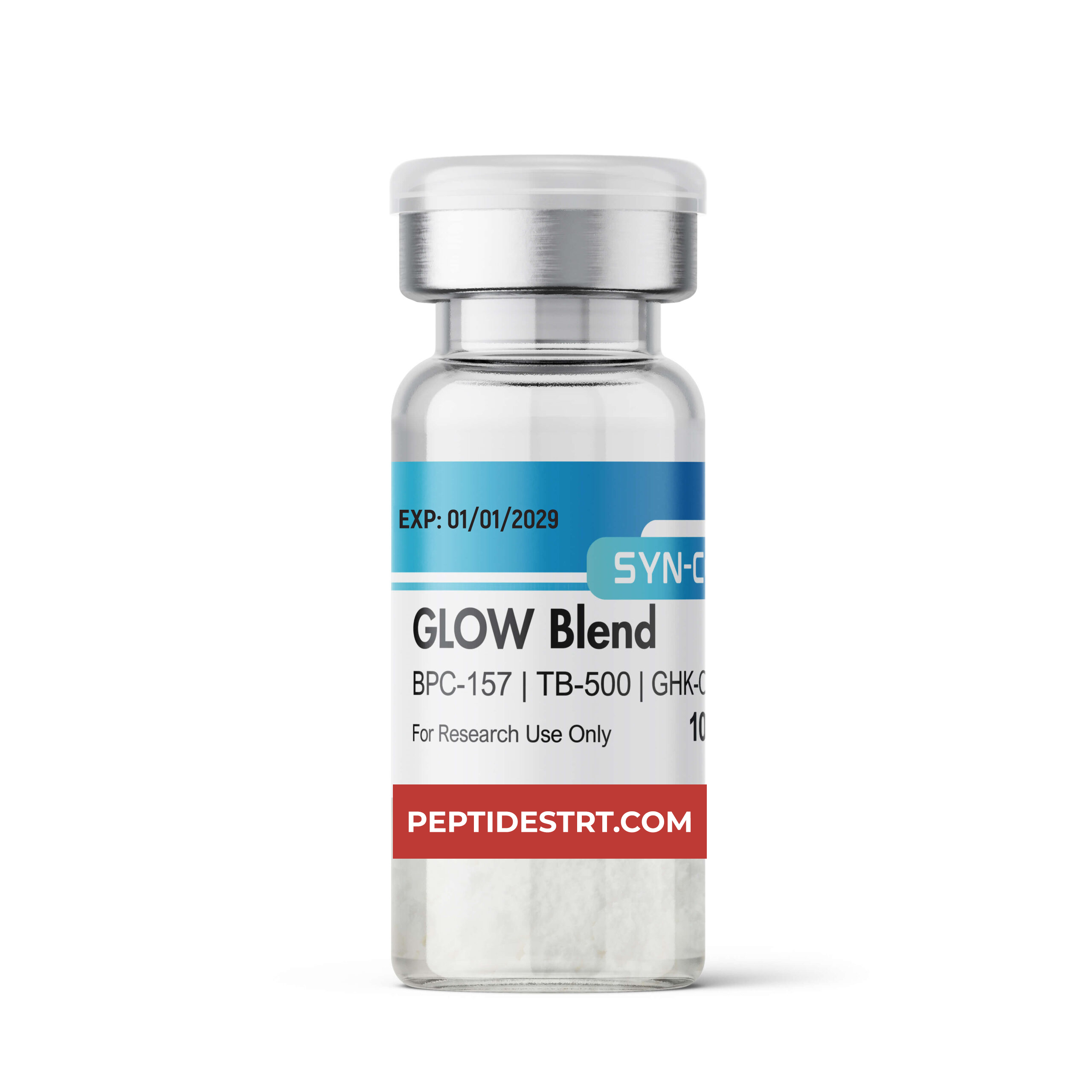 30 GLOW (BPC-157 10mg + TB-500 10mg + GHK-Cu 50mg) - Image 1