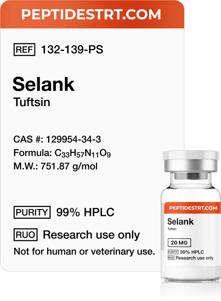 3 Selank – 20mg - Image 1
